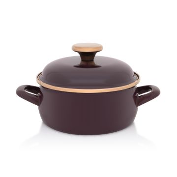 Metalac plitka šerpa BORDO AMOR 16cm/1,5lit